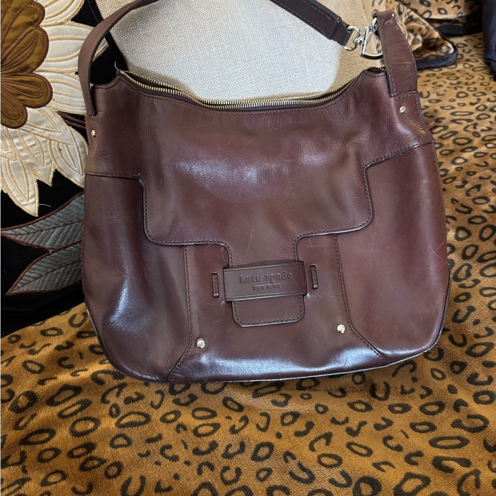 Kate Spade Dark Brown leather Shoulder Bag